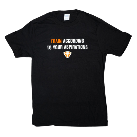 TRAIN ACCORDING TO YOUR ASPIRATIONS T-SHIRT